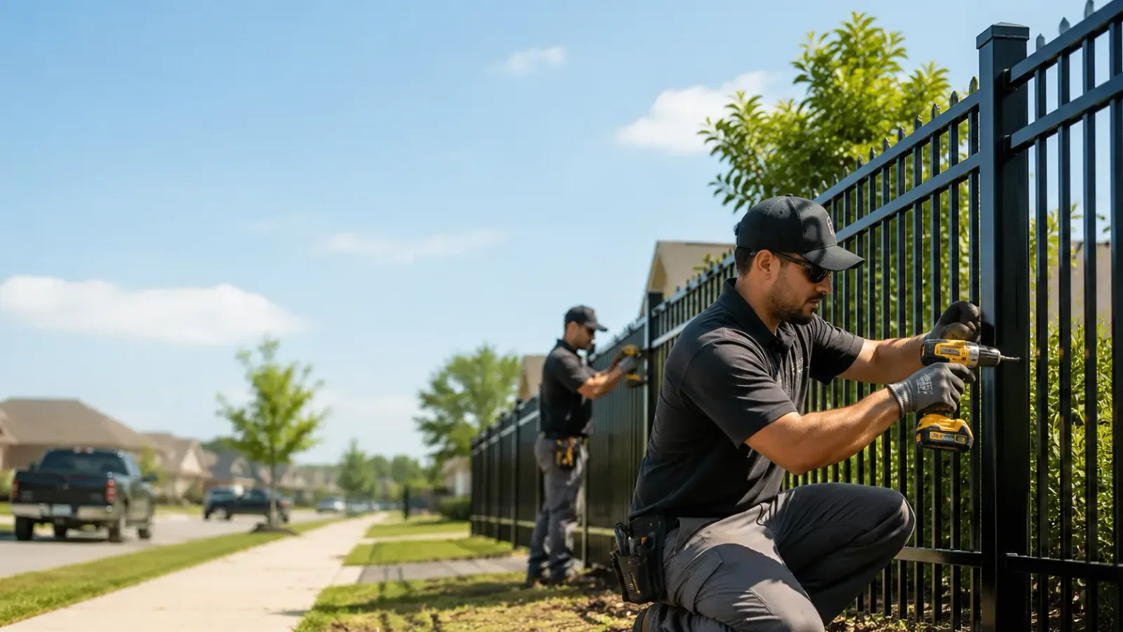 Metal Fence Installation in Little River, KS